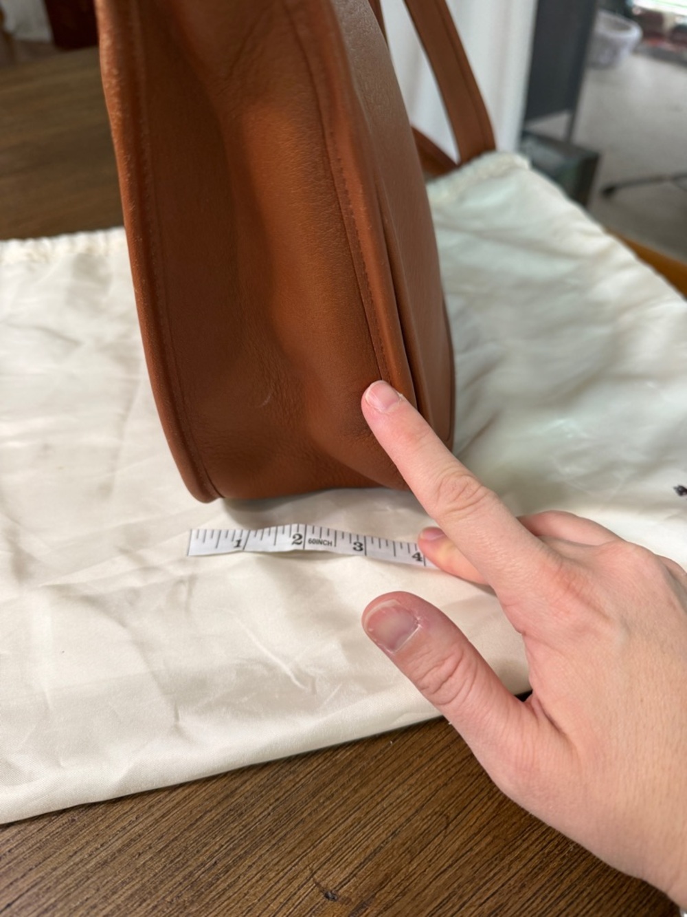 Coach Tan/Brown Leather Crossbody Bag - Picture 4 of 15